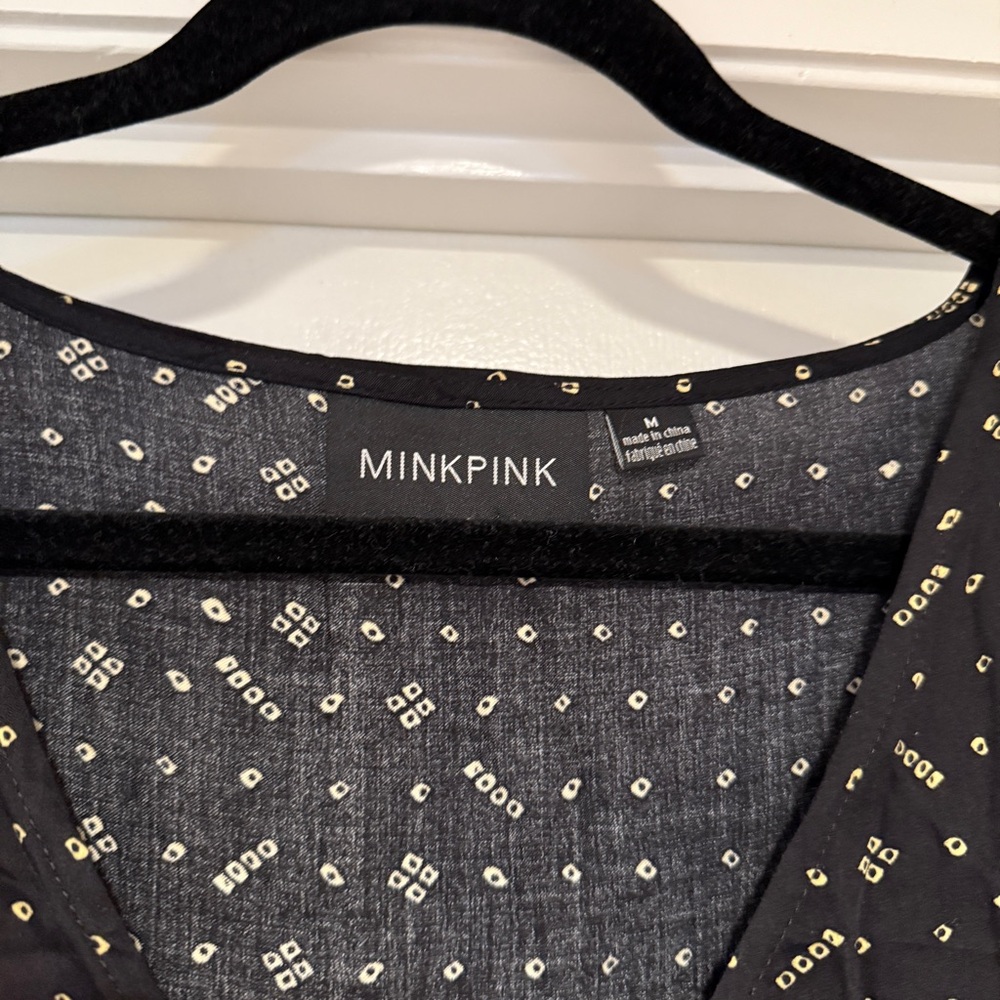 MINKPINK Dancing Crane Fringe Mini Dress - Picture 6 of 9